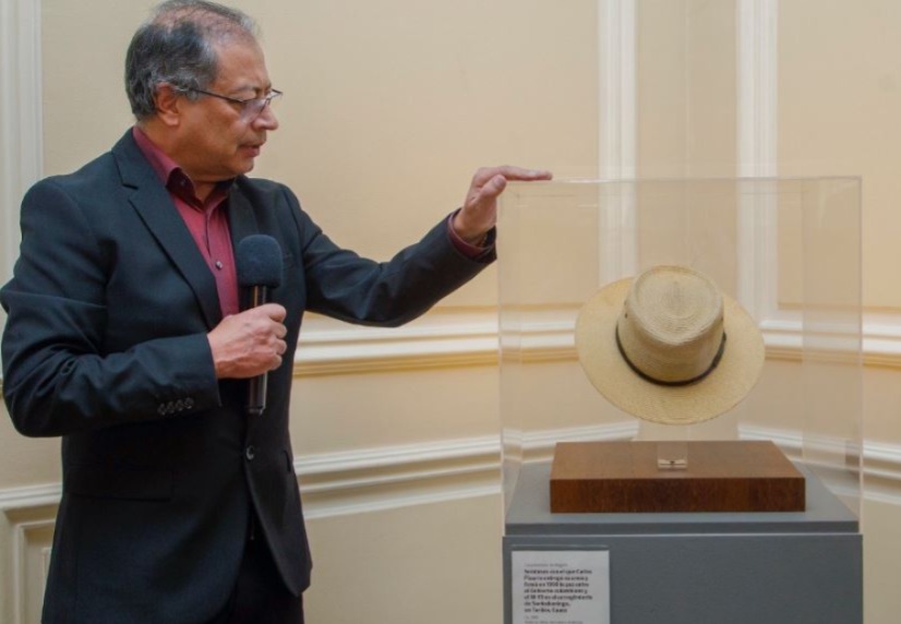 El sombrero de Carlos Pizarro es reconocido como Patrimonio Cultural de la Nación