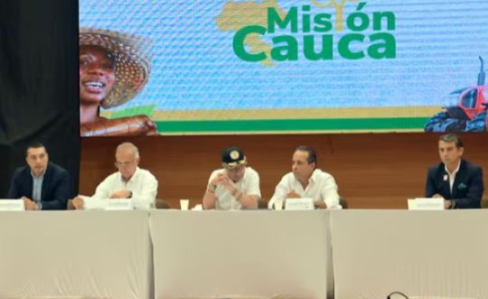 Petro se retira del lanzamiento de Misión Cauca sin escuchar a los afectados del conflicto