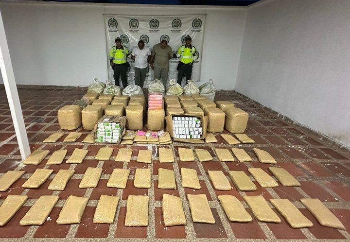 Presuntos traficantes de droga fueron asegurados