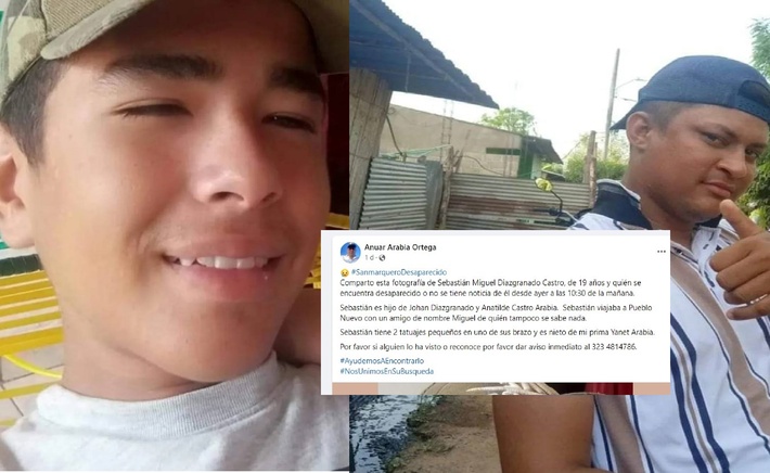 Revuelo por desaparición de dos jóvenes en San Marcos