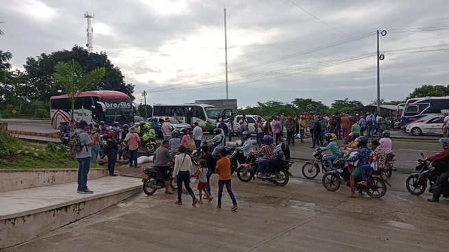 Yuqueros volvieron a protestar en Sucre