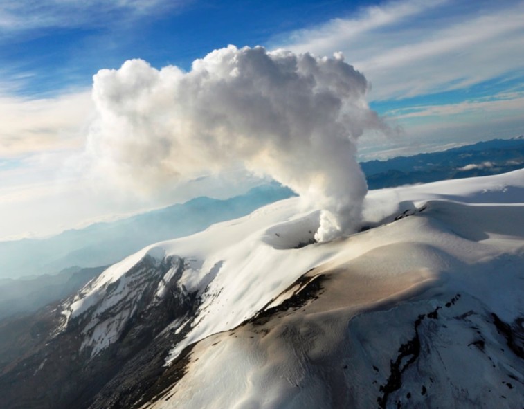 El Nevado del Ruíz está en alerta amarilla