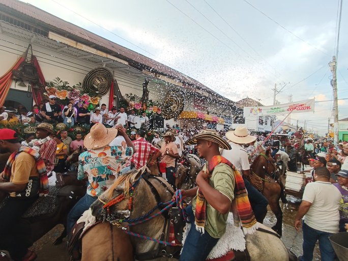 Se llegó el día de la gran cabalgata sanonofrina