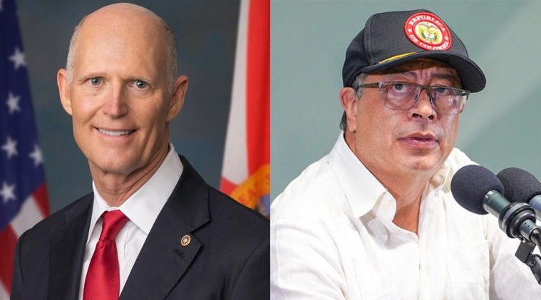 "Gustavo Petro es malvado, no puedes trabajar con el mal”: senador estadounidense Rick Scott