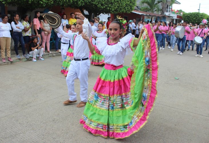 Los niños fueron protagonistas en el Festival del Porro de San Pelayo