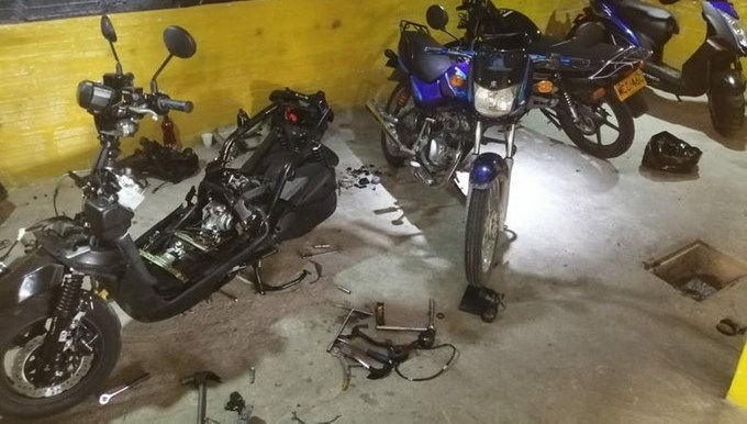 ‘Deshuesaderos’ de motos en Sincelejo: estudian 45 denuncias