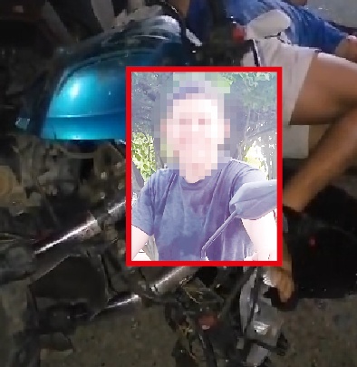 Murió al chocar con la parte trasera de una volqueta