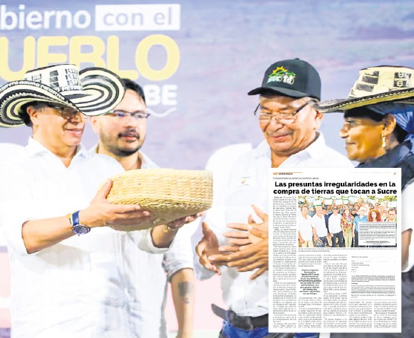 'Los avances de la reforma agraria en Sucre no se han sentido: campesinos