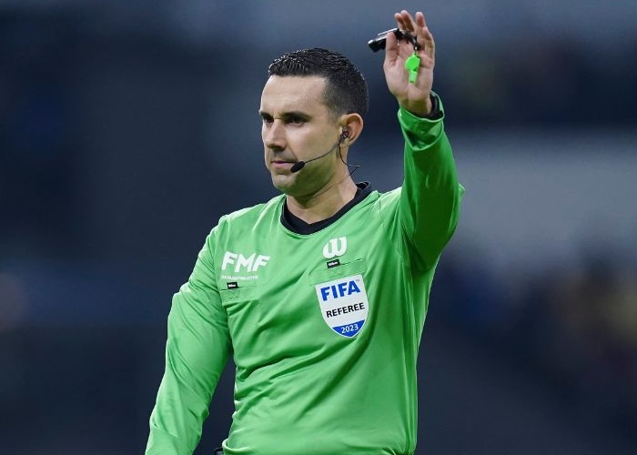 César Ramos, el árbitro que impartirá justicia en Colombia vs. Uruguay