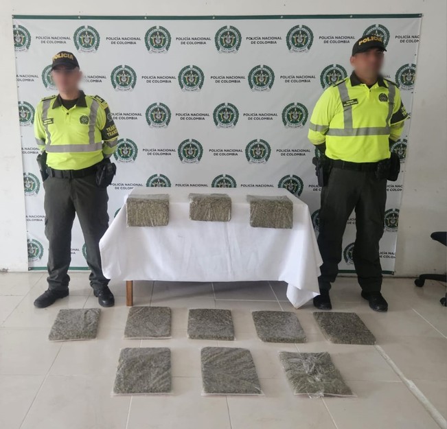 Los 6 mil gramos de droga serían  distribuidos en Sincelejo