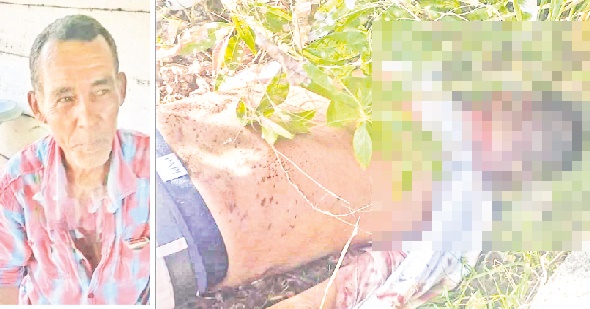 A machete asesinaron a Gilberto