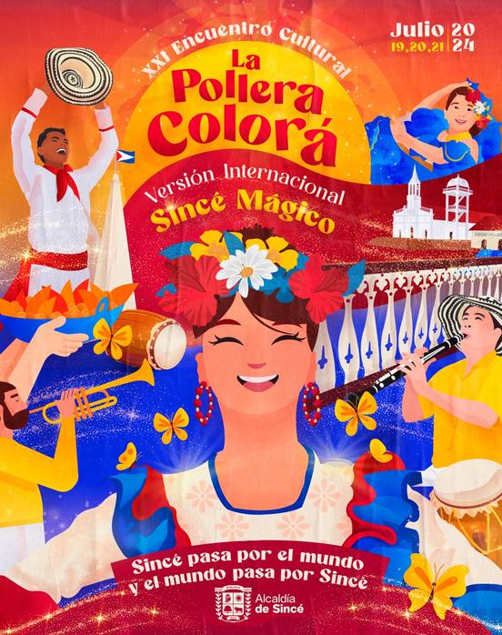 Sincé está listo para vivir el Encuentro Cultural La Pollera colorá