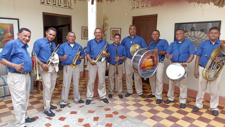 La veterana y siempre viva Banda 25 de Julio de Santiago de Tolú