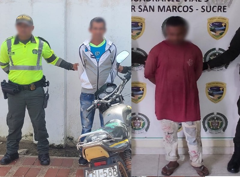 Cayeron con documentos y motos alteradas