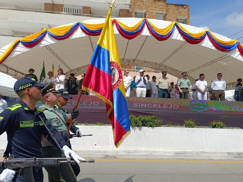 Sincelejo celebró el 20 de Julio con imponente desfile militar