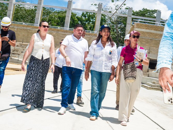 Ministerio del Deporte evalúo escenarios deportivos de Sucre para los Juegos Nacionales 2027