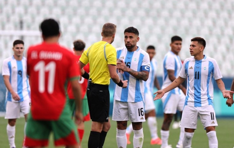Esta vez no fue para Argentina, Marruecos se impuso 2-1 en los Olímpicos