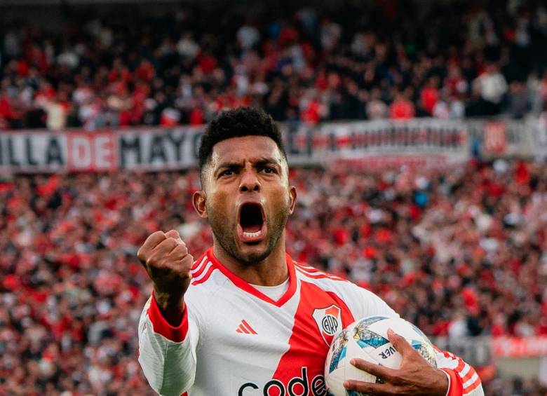 Borja se convierte en el primer futbolista del River en anotar ocho veces consecutivas