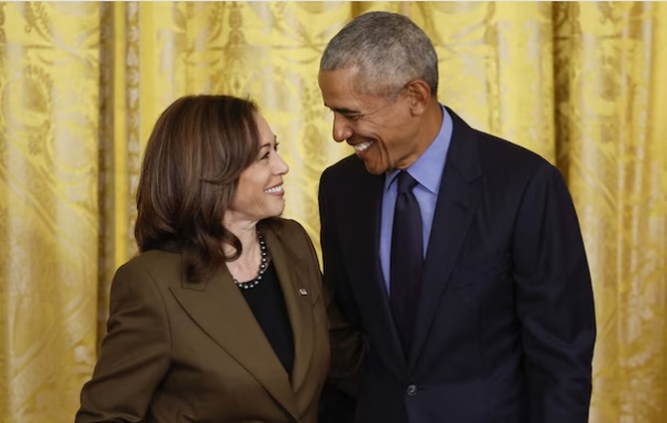 Los Obama anunciaron apoyo a la candidatura de Kamala Harris
