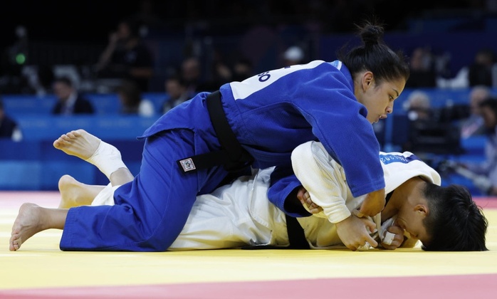 Tras reñido combate, Erika Lasso se despide de los Olímpicos 2024