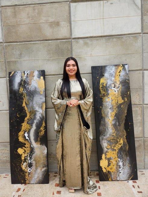 Kathy Luz Beltrán Gutiérrez expresa su sentir a través del arte