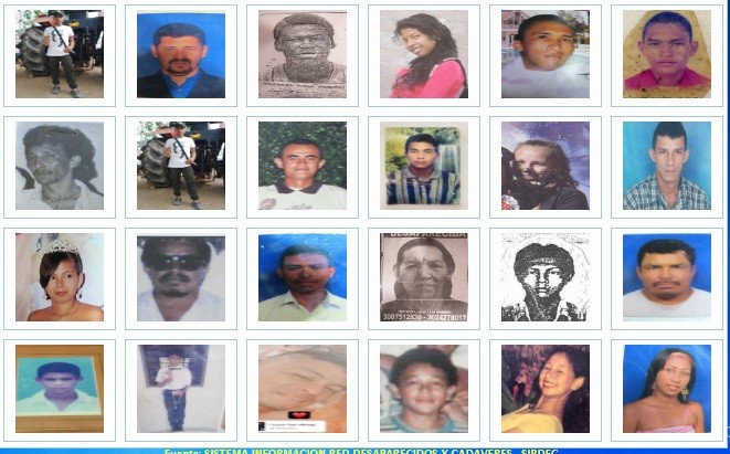 Sucre ha reportado más de 1.600 desaparecidos hasta hoy