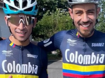 Los colombianos Buitrago y Martínez debutaron en ciclismo en París