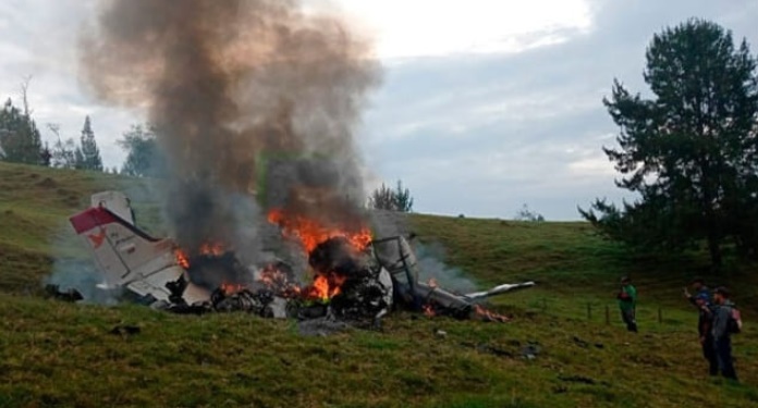 Avioneta que salió de Montería se precipitó, cuatro personas perdieron la vida