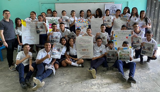 Programa Prensa Escuela llegó con talleres a Betulia