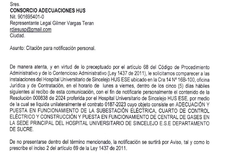 Liquidaron contrato, pero denuncia sigue vigente