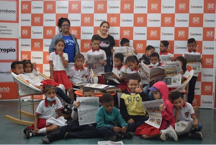 Niños del Centro Educativo Rural San Miguel visitaron El Meridiano