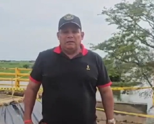 Alcalde de Guaranda le pide al Invías la intervención urgente del puente Las Pozas