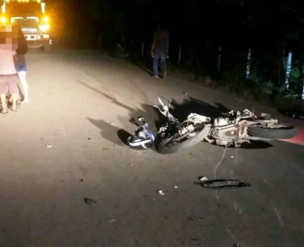 Heridos en un accidente de motos