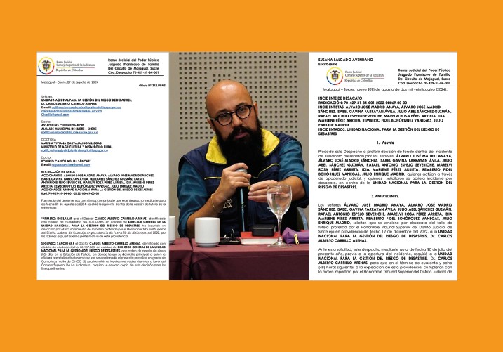 Carlos Carrillo cumple o se va arrestado