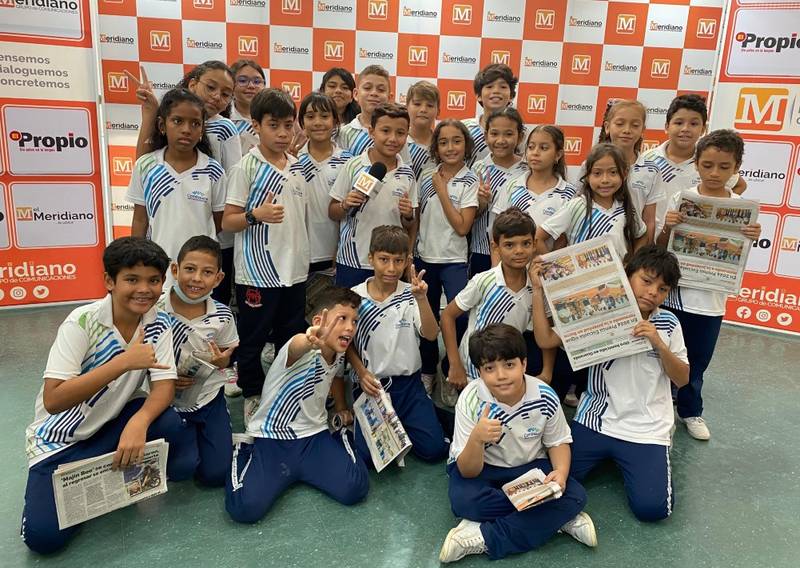Estudiantes conocieron cómo se trabaja en El Meridiano