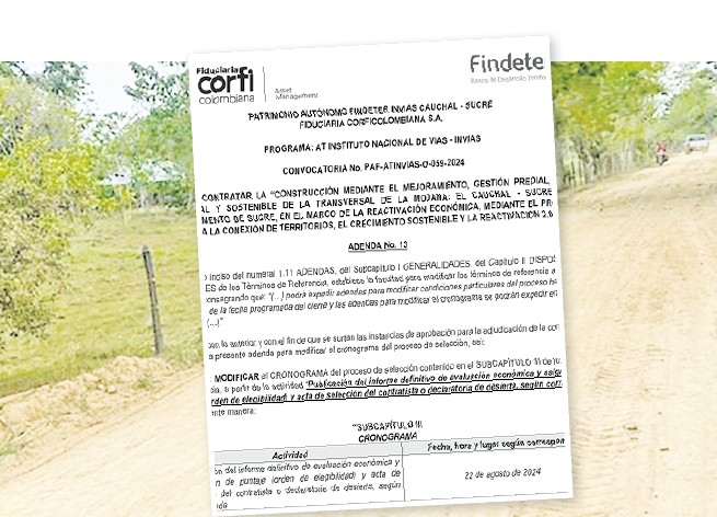 Adjudicación de la vía El Cauchal es un vaivén: otro aplazamiento