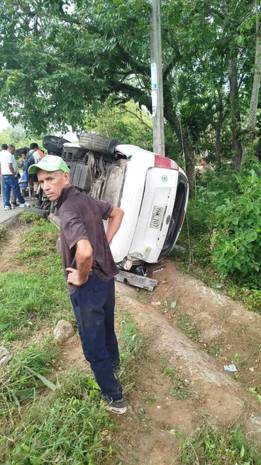 Accidente les frenó el 'viaje'