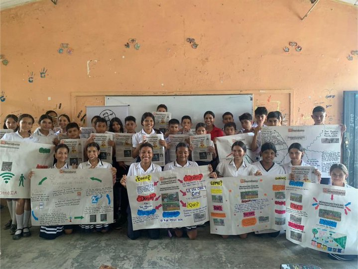 Estudiantes de Betulia participaron en Prensa Escuela