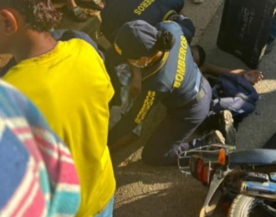 Mujer terminó lesionada