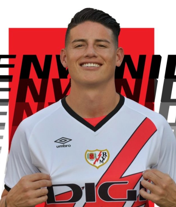 James Rodríguez es nuevo jugador de Rayo Vallecano