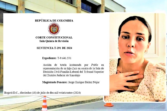 Corte Constitucional mantuvo juntos a Lina Marcela y su hijo