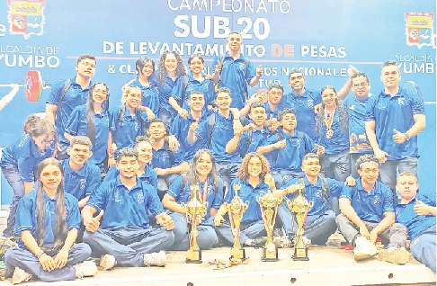 Histórica cosecha de medallas en pesas
