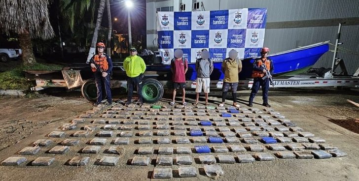 Estaban traficando droga en  aguas del Golfo de Morrosquillo