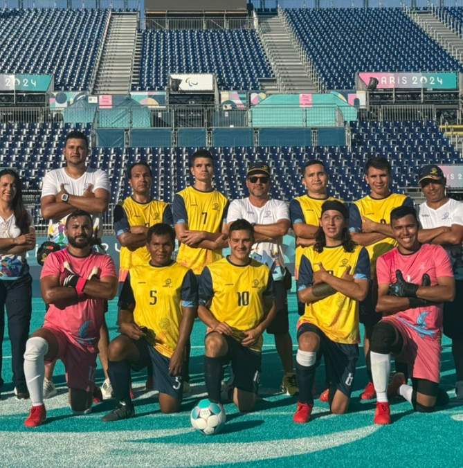 La selección de Colombia de fútbol para ciegos avanzó a semifinales en París 2024