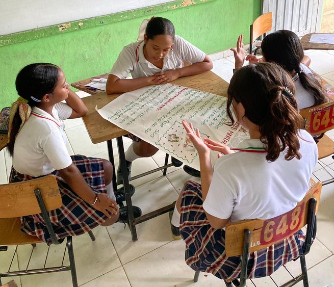 En Sampués recibieron el programa Prensa Escuela