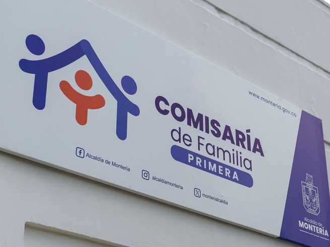 El alcalde de Montería, Hugo Kerguelén, inauguró la Comisaría Tercera de Familia en Cantaclaro
