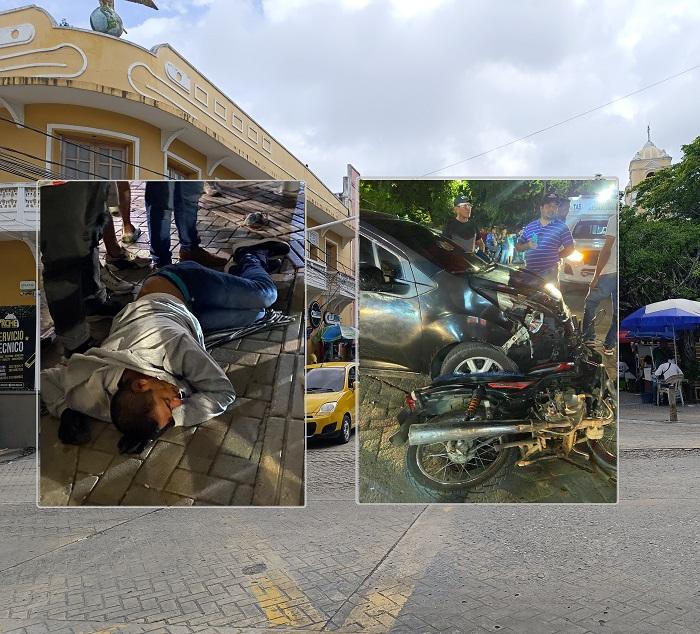 Aparatosos accidentes por no respetar el semáforo en el centro de Sincelejo