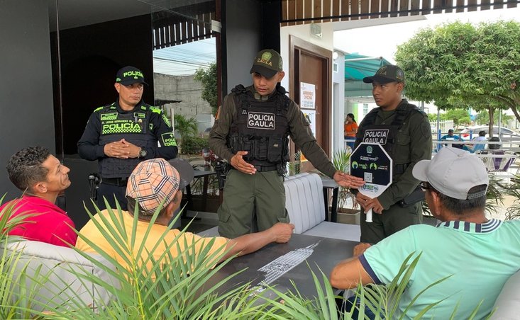 Acciones contra la extorsión en Montería