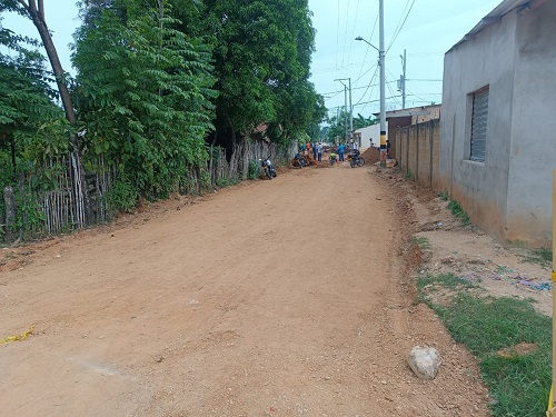 Se reanudaron trabajos en la carrera 35 de San Marcos