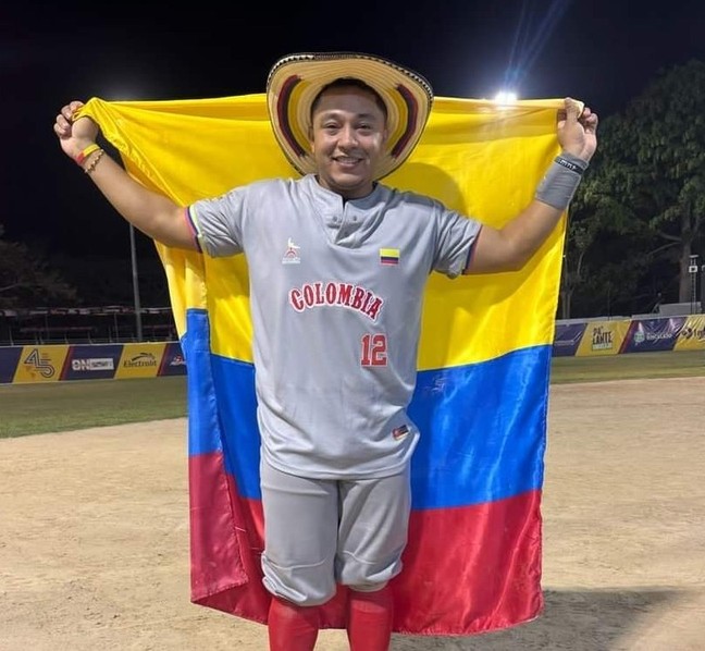 José Javier Barrios, único monteriano en la selección, listo para el Mundial de Sóftbol en EE.UU.